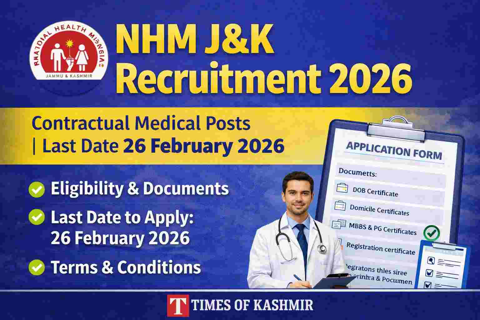 NHM J&K Recruitment 2026