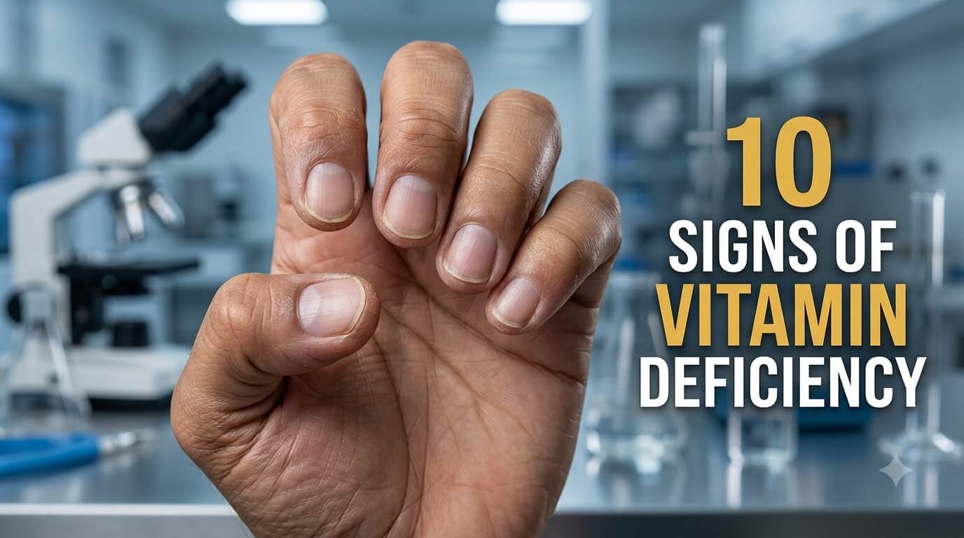 10 Warning Signs of Vitamin Deficiency Your Body Might Be Sending You